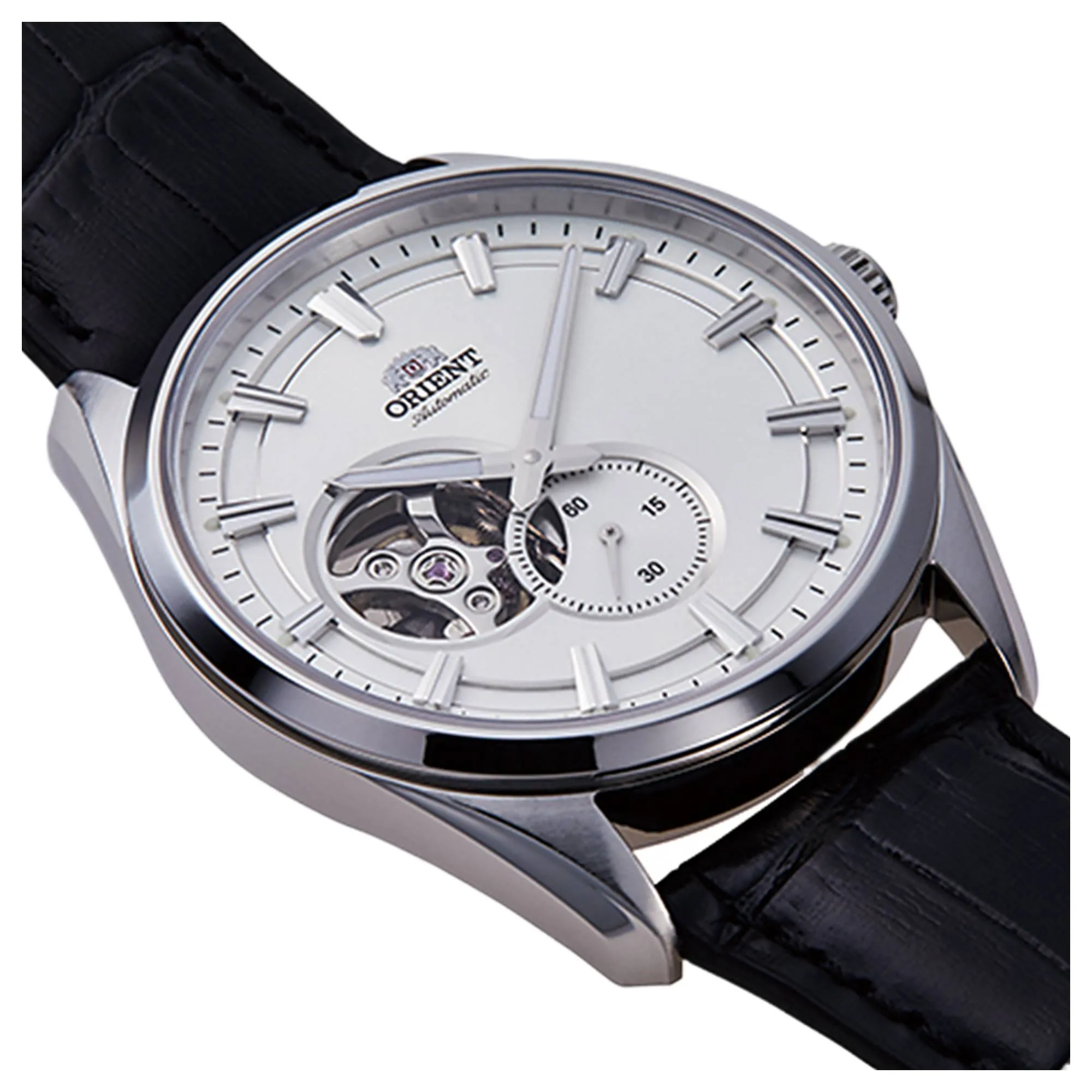 Orient RA-AR0004S30B Contemporary Open Heart Silver Dial Automatic Watch sold by H.S. Johnson product image thumbnail 2