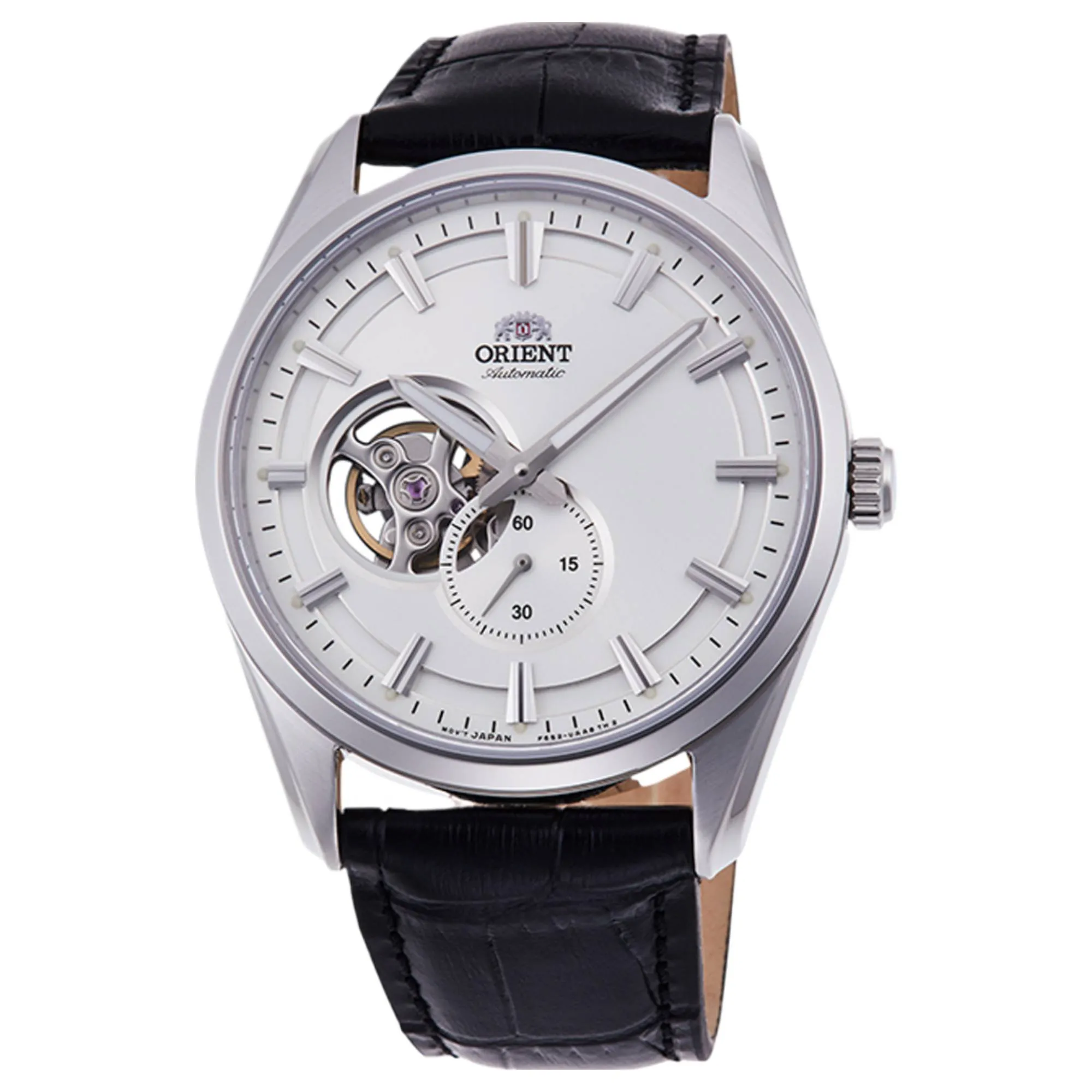 Orient RA-AR0004S30B Contemporary Open Heart Silver Dial Automatic Watch sold by H.S. Johnson