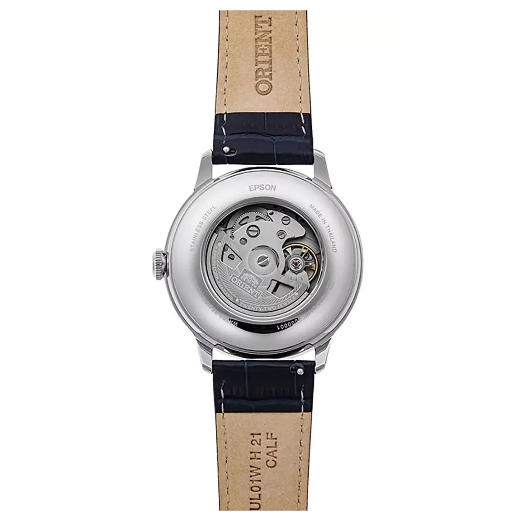 Orient RA-AK0806L30B Mechanical Classic Watch, Leather Strap Watch sold by H.S. Johnson product image thumbnail 3