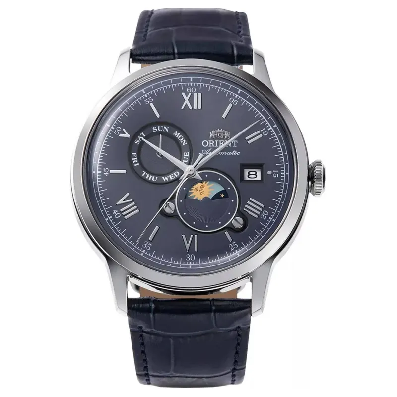 Orient RA-AK0806L30B Mechanical Classic Watch, Leather Strap Wristwatch sold by H.S. Johnson