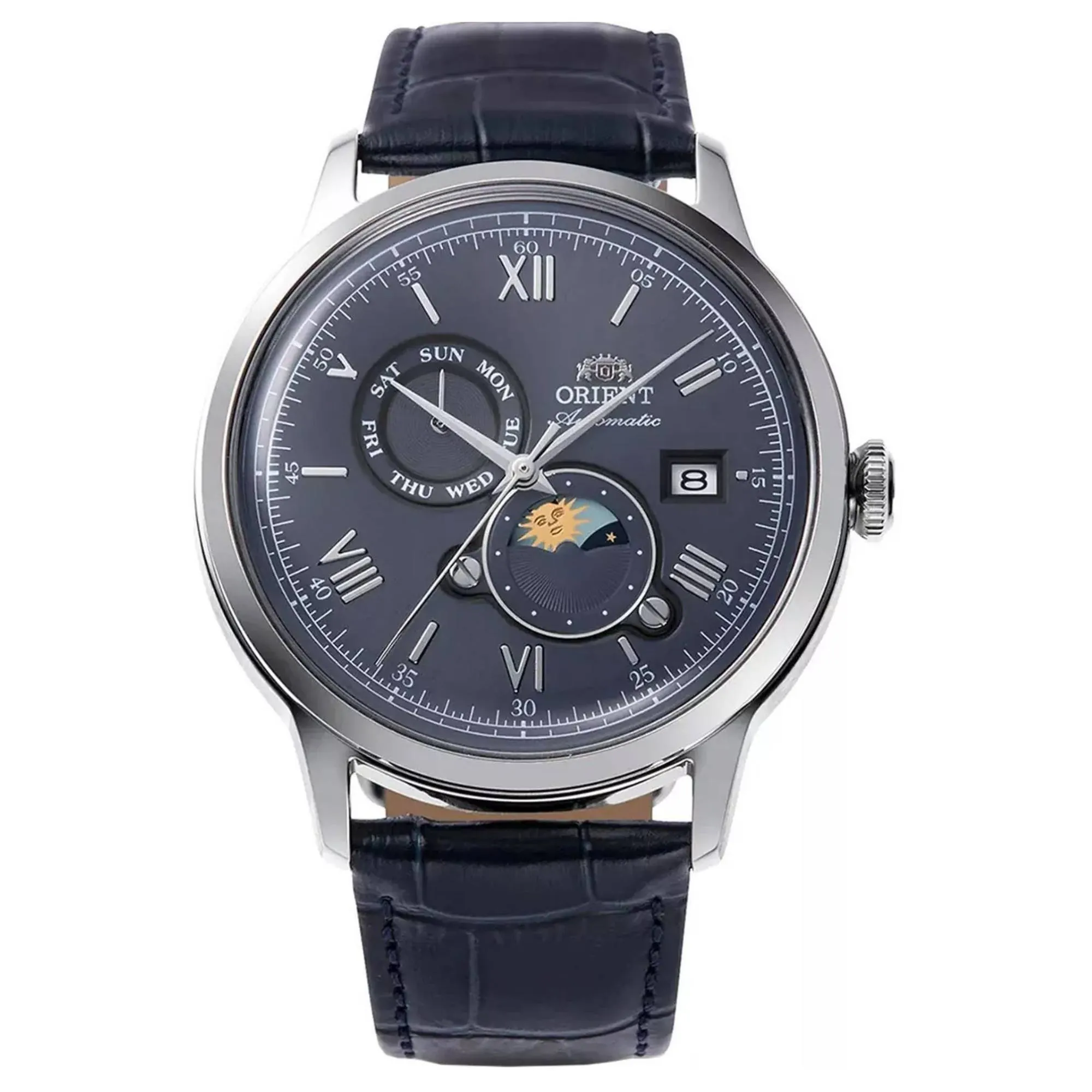 Orient RA-AK0806L30B Mechanical Classic Watch, Leather Strap Watch sold by H.S. Johnson