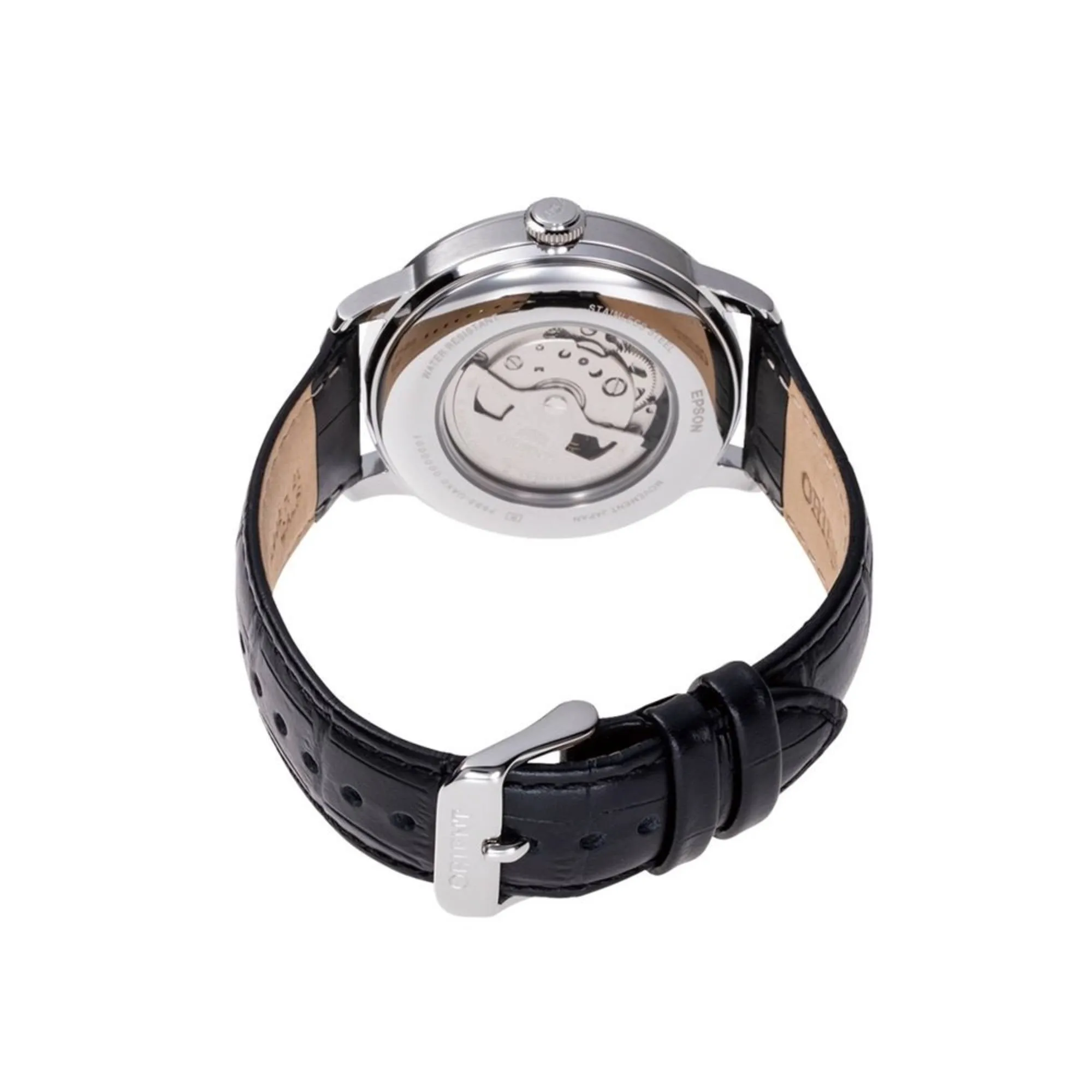 Orient RA-AK0802S30B Mechanical Classic Watch, Leather Strap Watch sold by H.S. Johnson product image thumbnail 3