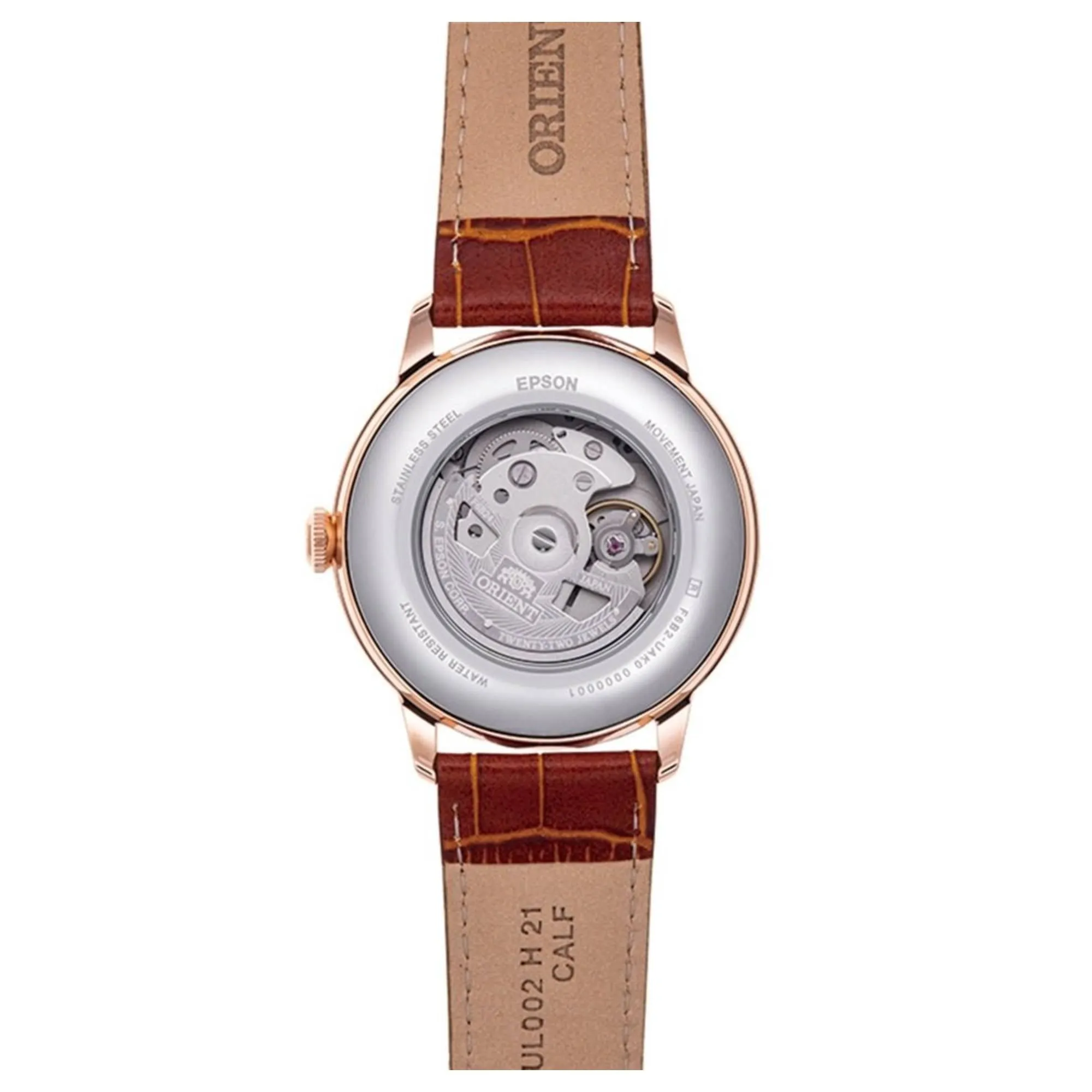 Orient RA-AK0801S30B Mechanical Classic Watch, Leather Strap Watch sold by H.S. Johnson product image thumbnail 2
