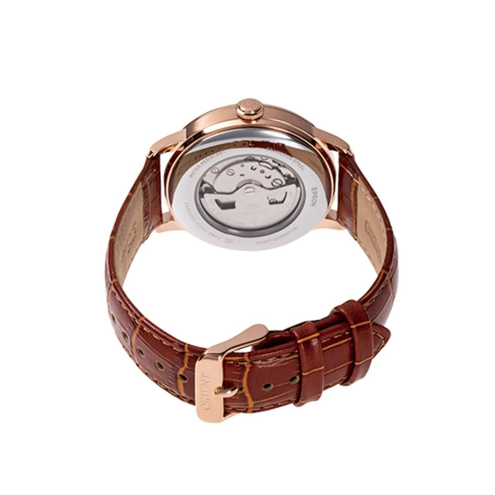 Orient RA-AK0801S30B Mechanical Classic Watch, Leather Strap Watch sold by H.S. Johnson product image thumbnail 3