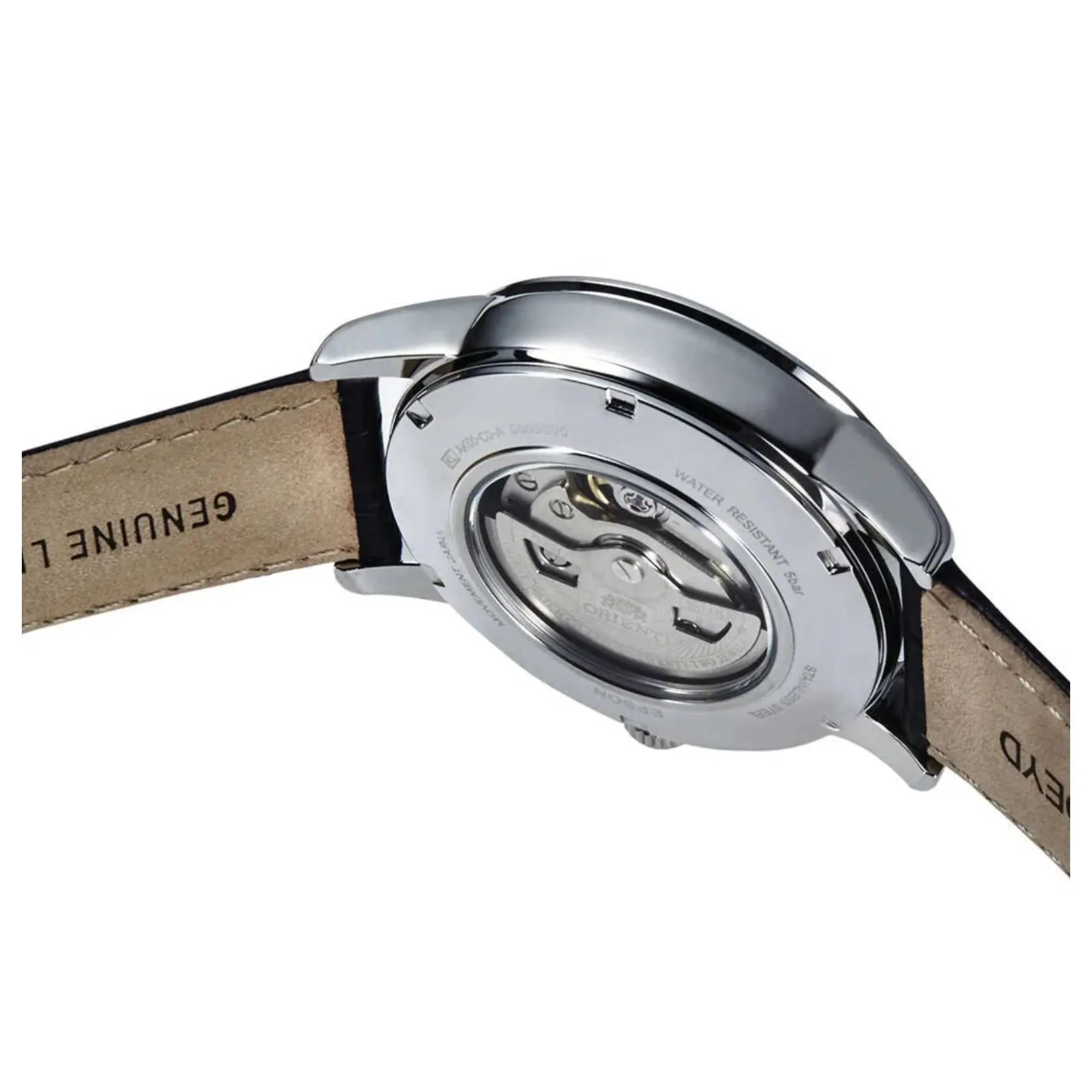 Orient RA-AK0010B30B Mechanical Classic Watch, Leather Strap Watch sold by H.S. Johnson product image thumbnail 2