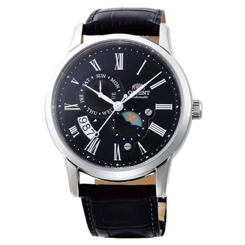 Orient RA-AK0010B30B Mechanical Classic Watch, Leather Strap Wristwatch sold by H.S. Johnson