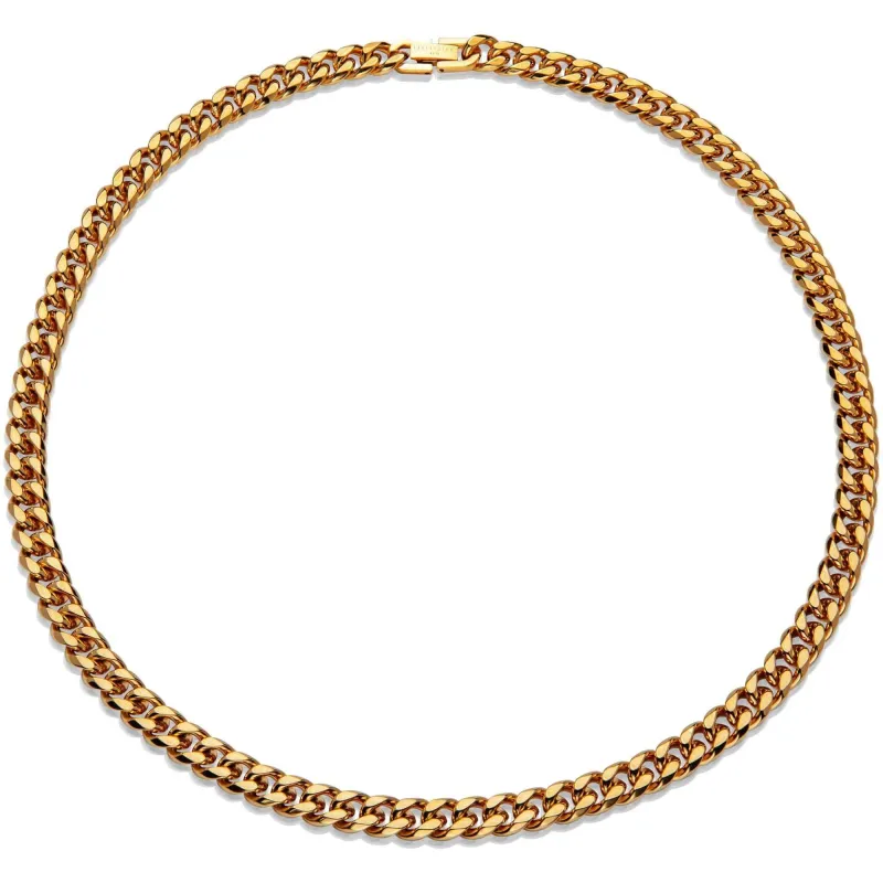 Unique & Co LAK-199/50CM Men's Steel Gold IP Necklace sold by H.S. Johnson