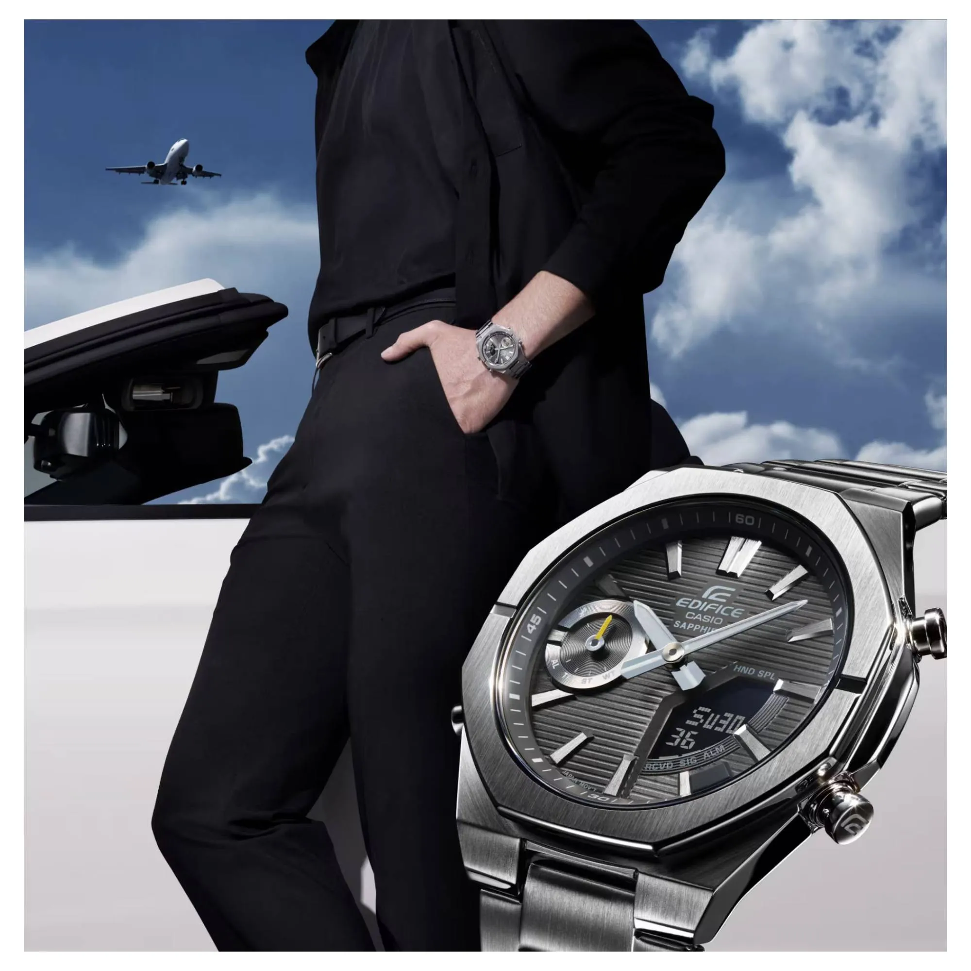 Edifice ECB-S10D-8AEF Smartphone Link Model Watch sold by H.S. Johnson product image thumbnail 4