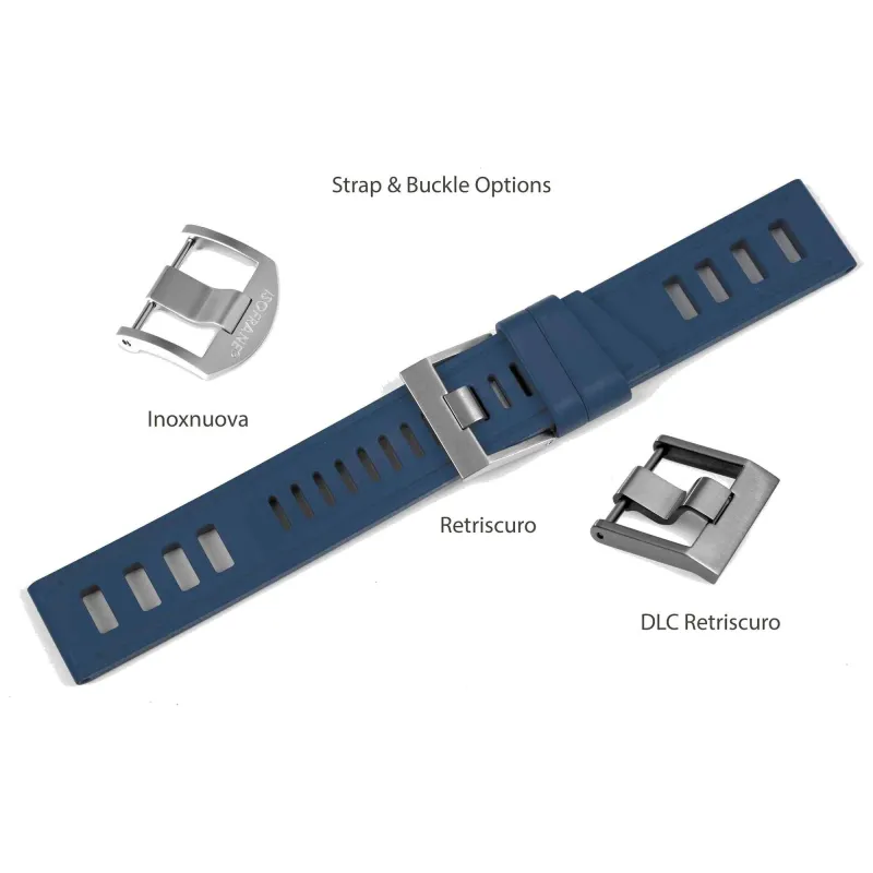Isofrane Blue Rubber Watchstrap sold by H.S. Johnson