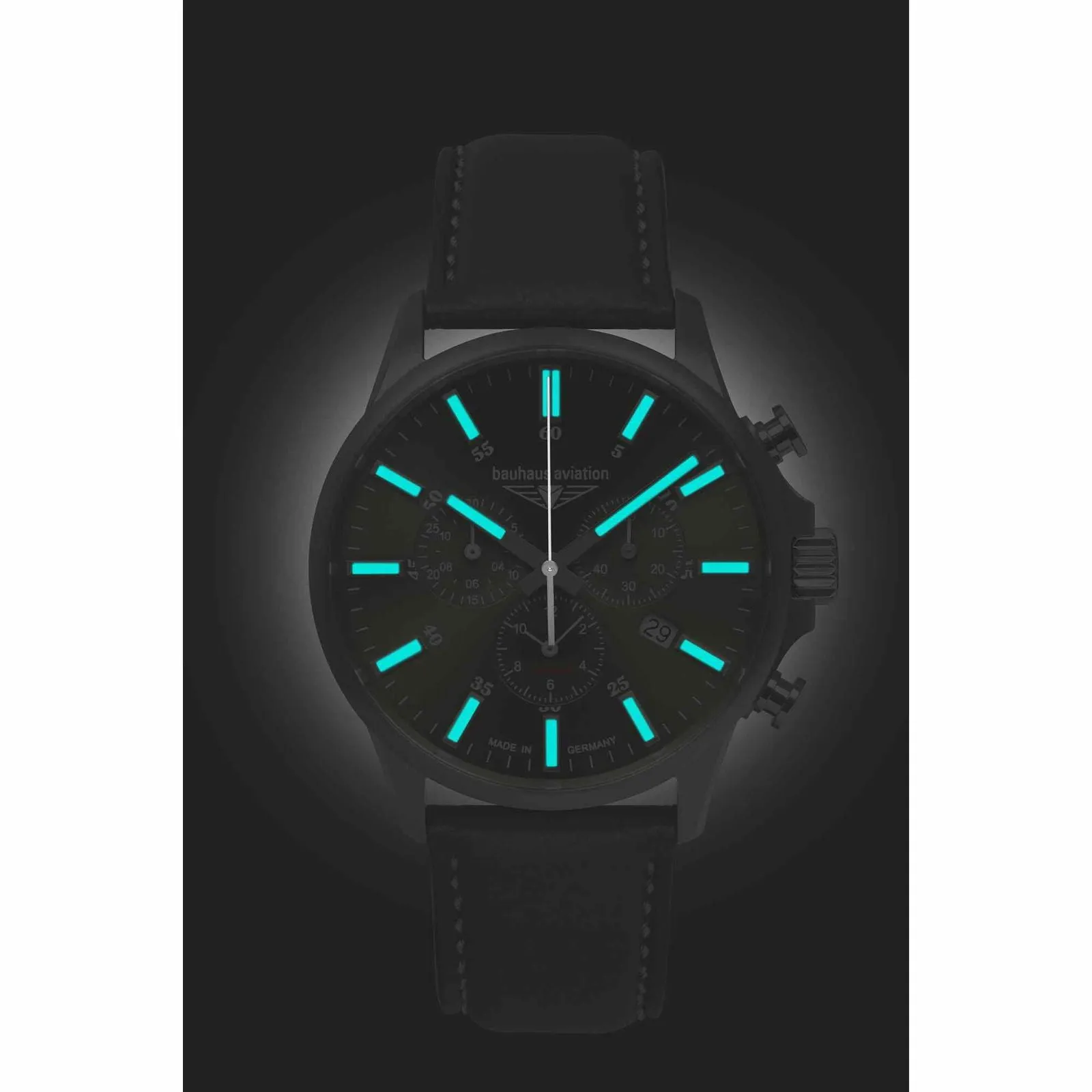 Bauhaus Aviation 28804 Men's Quartz Chronograph Watch sold by H.S. Johnson product image thumbnail 2