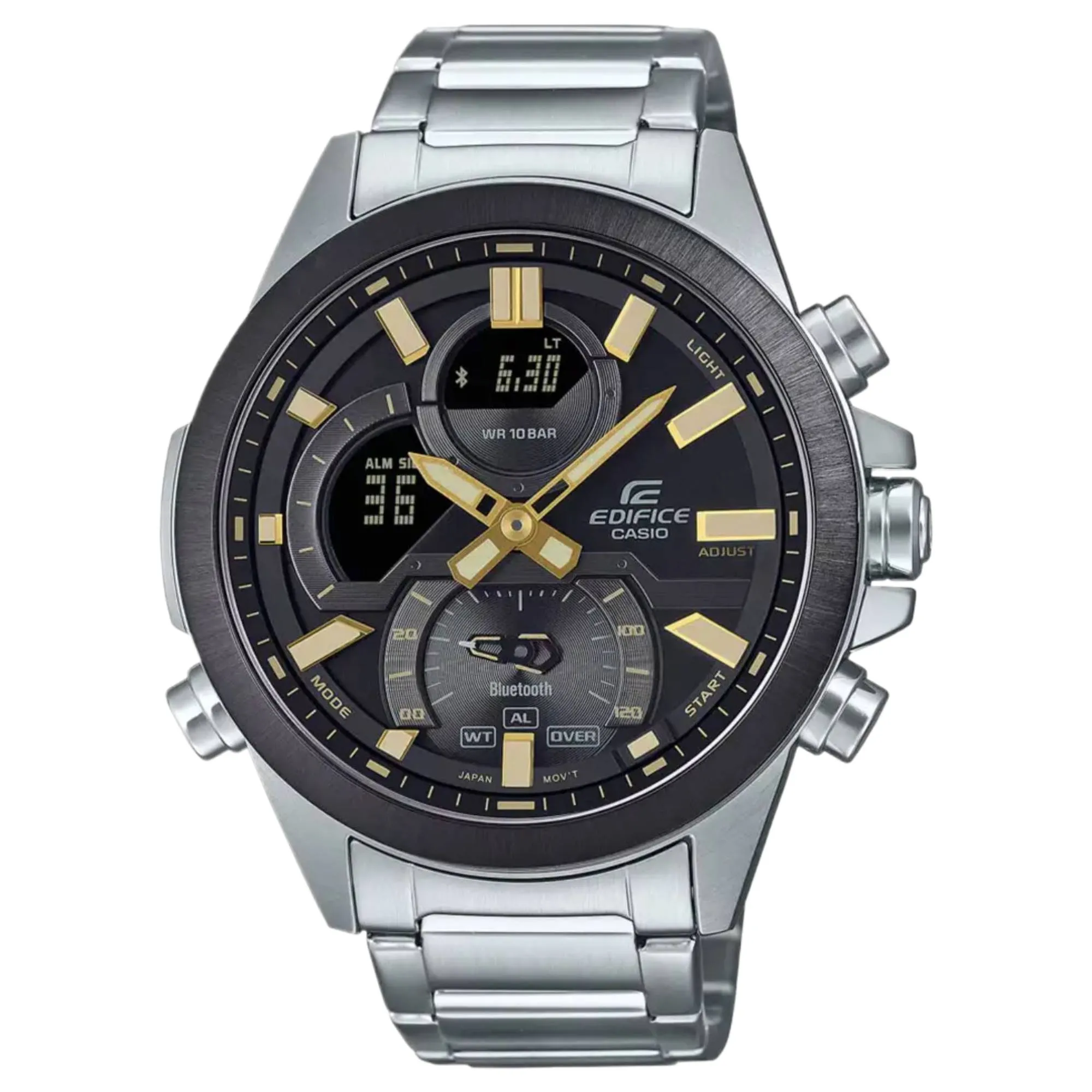 Edifice ECB-30DB-1A9EF Bluetooth Dual Display Wristwatch sold by H.S. Johnson
