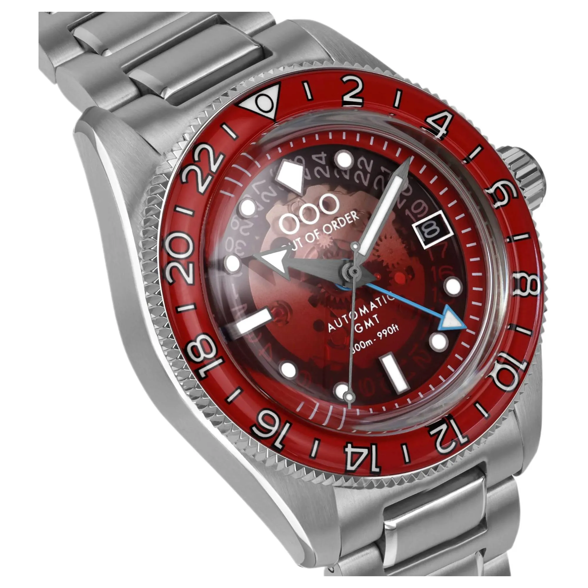 Out Of Order 001-25.BI.BAND.SS Spritz Bitter Automatic GMT Watch sold by H.S. Johnson product image thumbnail 3