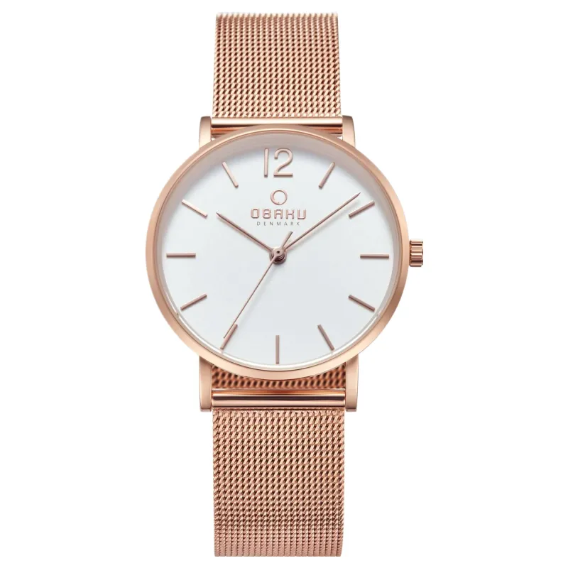Obaku V197LXVWMV Women's Mark Lille-Rose Watch sold by H.S. Johnson
