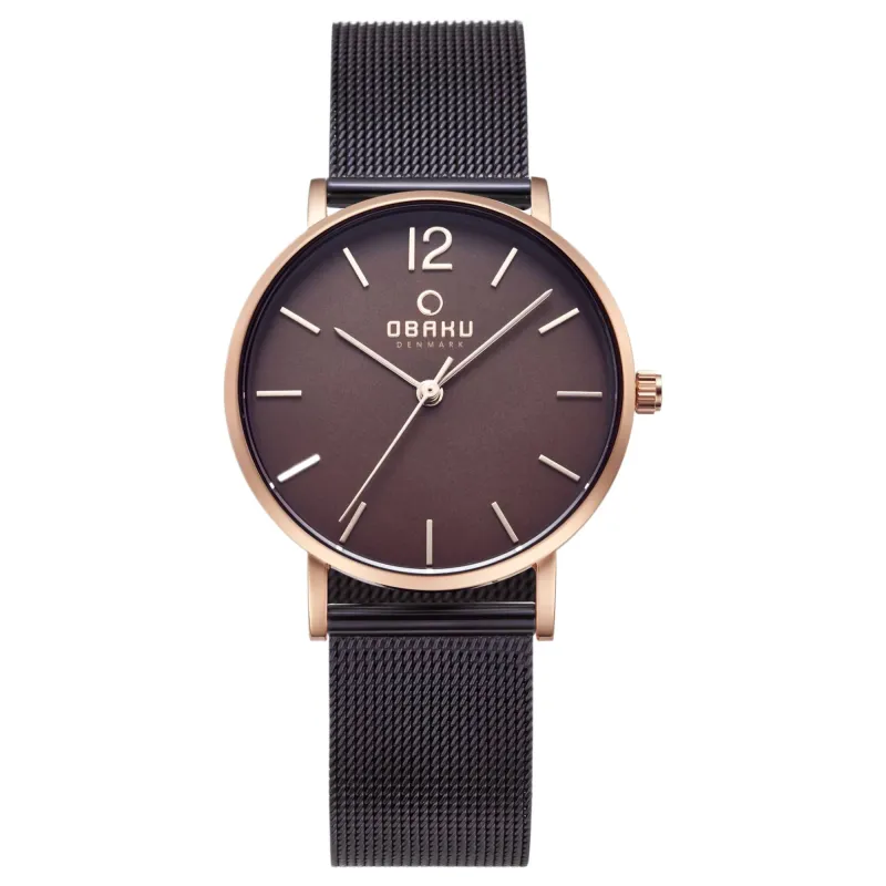 Obaku V197LXVNMN Women's Mark Lille-Walnut Watch sold by H.S. Johnson
