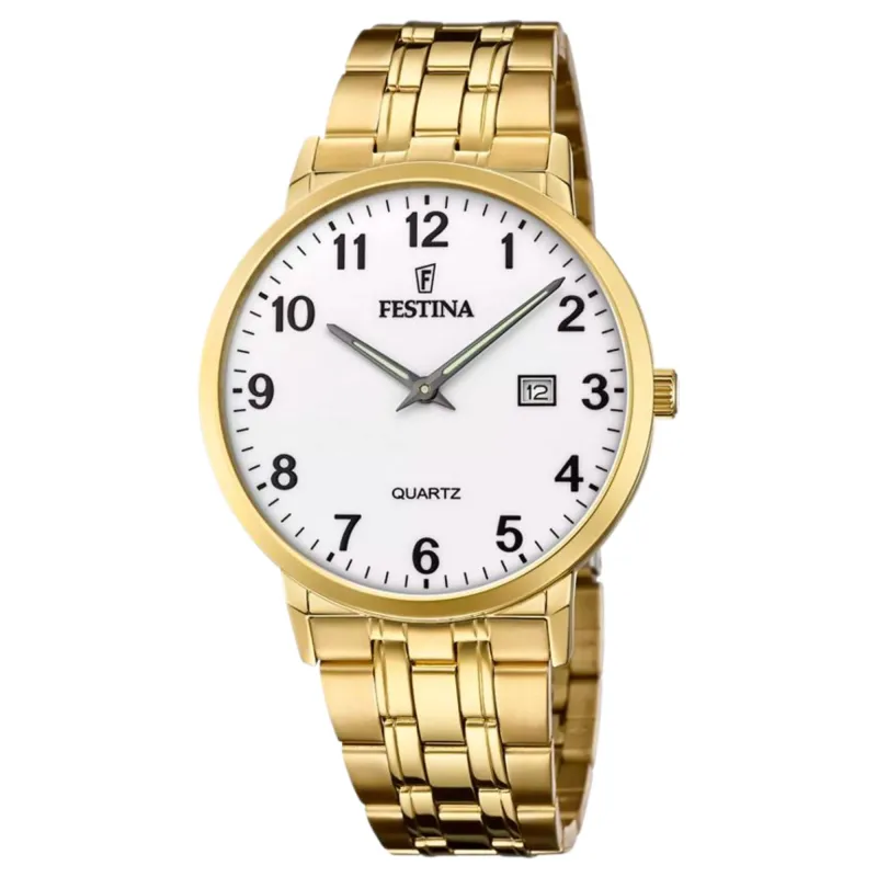 Festina F20513/1 Men's White Dial Classic Watch sold by H.S. Johnson