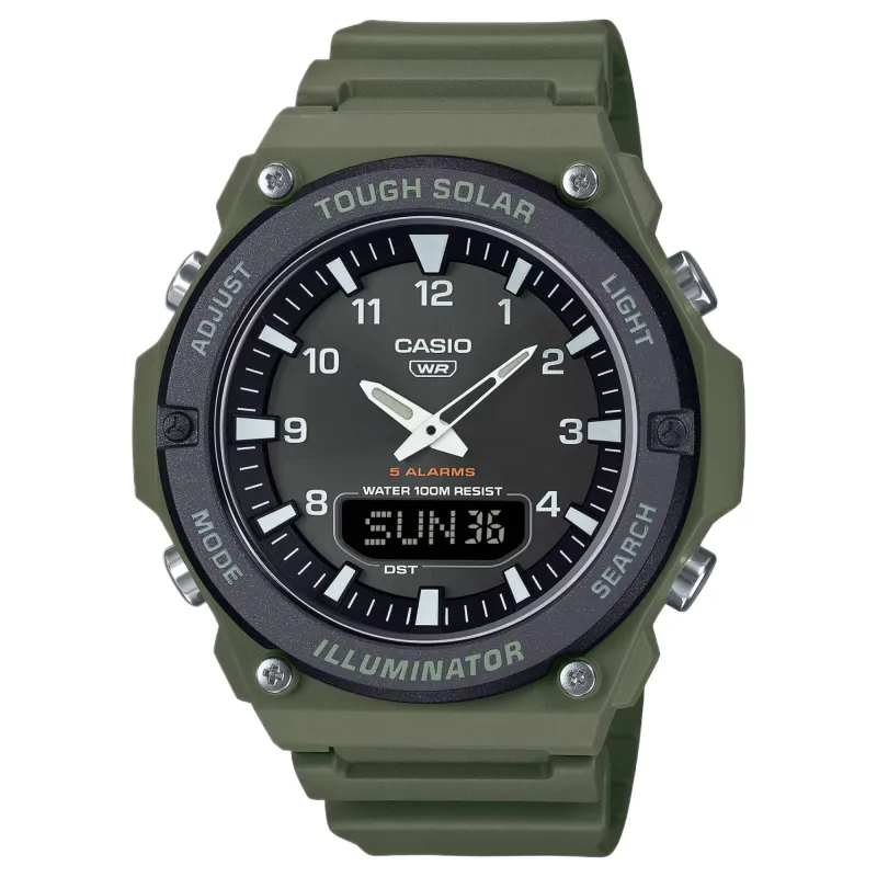 Casio AQ-S820W-3BVEF Tough Solar Watch made by H.S. Johnson