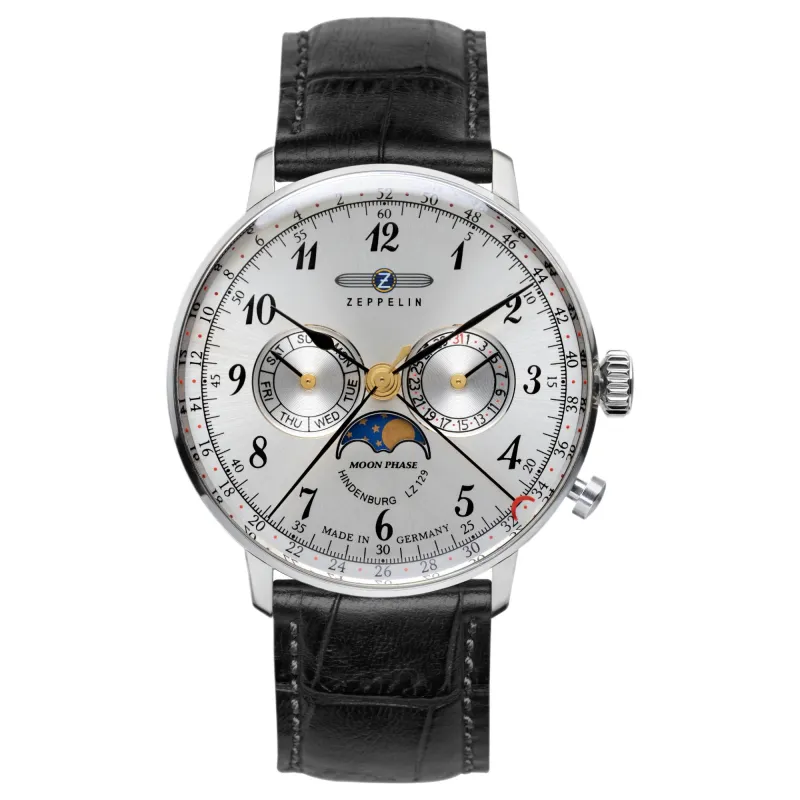 Zeppelin 7036-1 LZ129 Hindenburg Moonphase Watch sold by H.S. Johnson