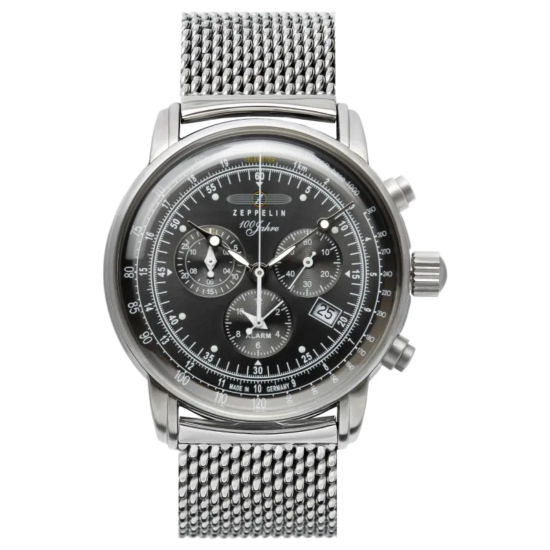 Zeppelin 7680M-2 100 Jahre Chronograph Watch sold by H.S. Johnson