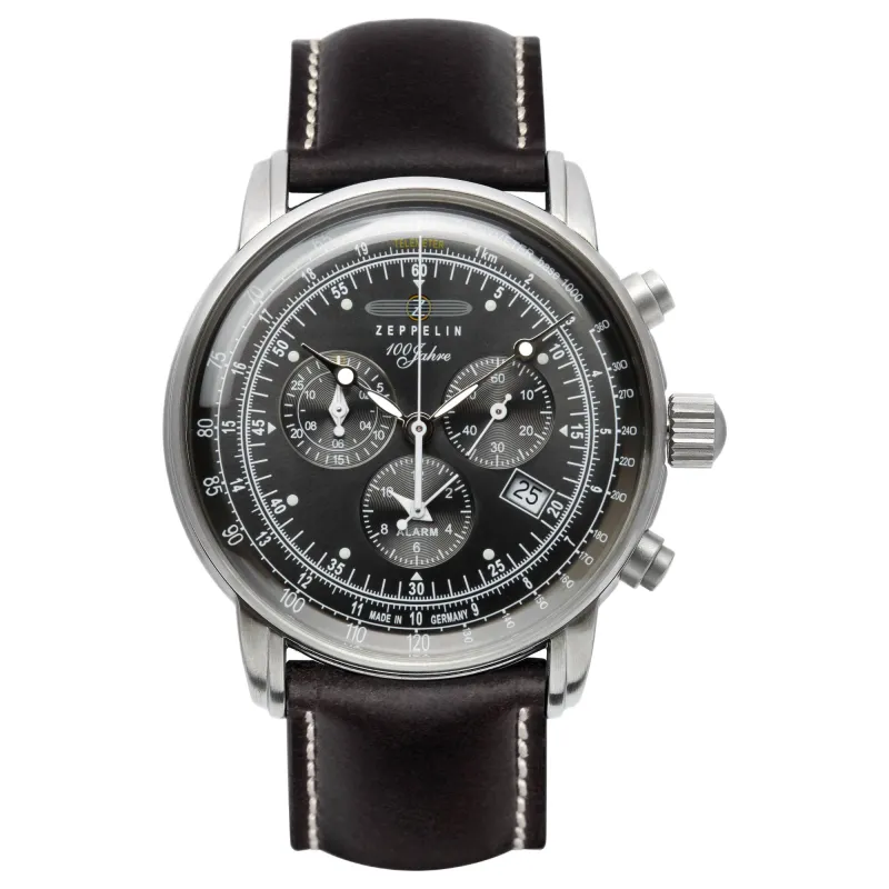 Zeppelin 7680-2 100 Jahre Chronograph Watch sold by H.S. Johnson