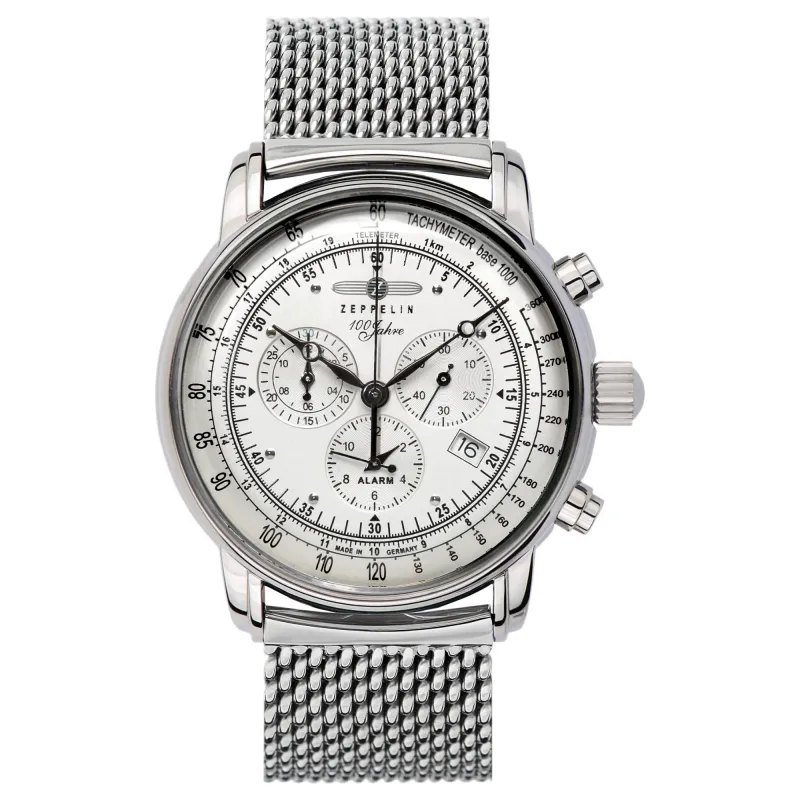 Zeppelin 7680M-1 100 Jahre Chronograph Watch sold by H.S. Johnson