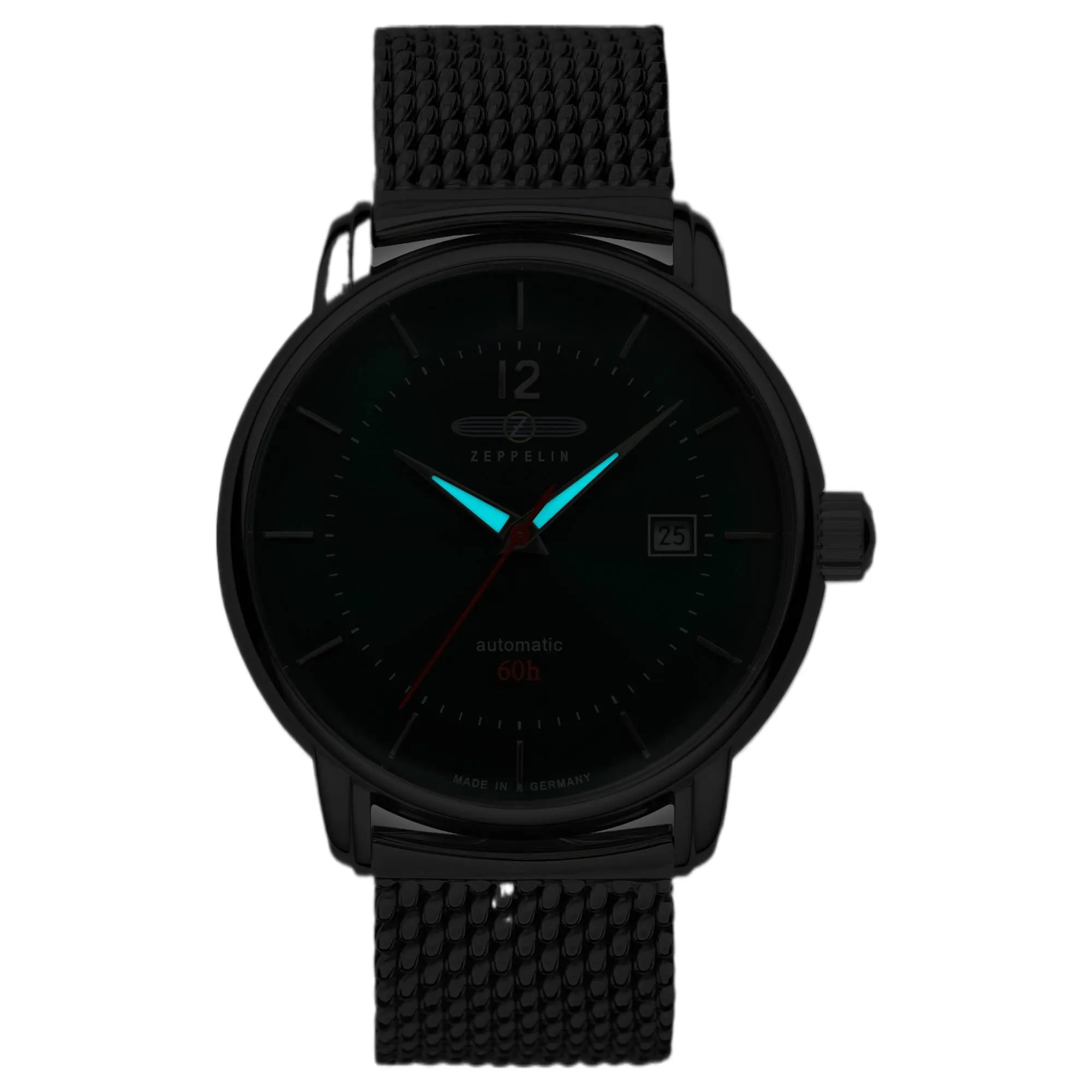 Zeppelin 8160M-4 Bodensee Dark Green Dial Automatic Watch sold by H.S. Johnson product image thumbnail 2