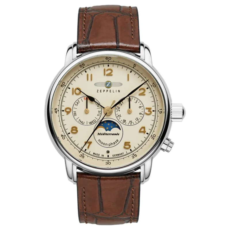 Zeppelin 9636-5 Méditerranée Moonphase Watch sold by H.S. Johnson