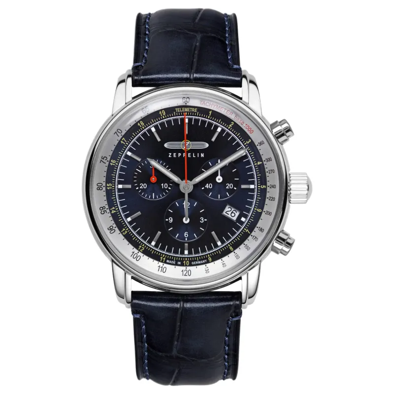 Zeppelin 8888-3 LZ 14 Marine Chronograph Watch sold by H.S. Johnson