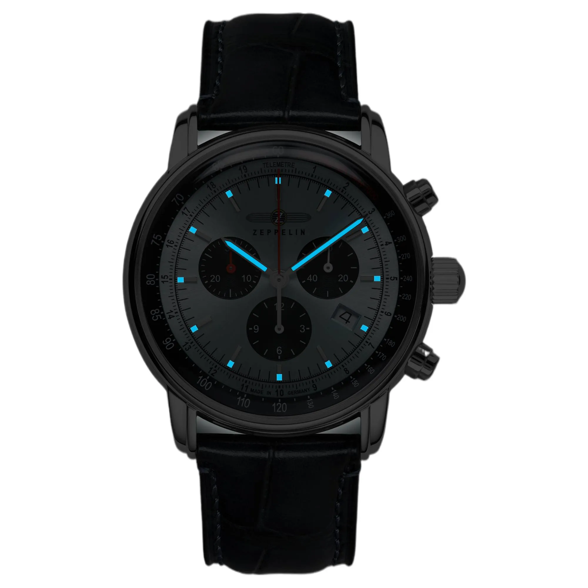 Zeppelin 8886-2 LZ 14 Marine Chronograph Watch sold by H.S. Johnson product image thumbnail 2