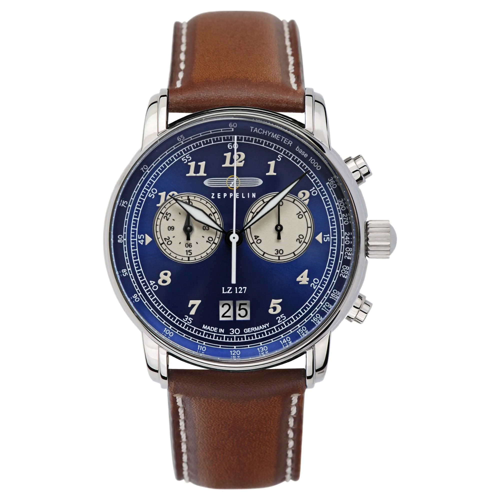 Zeppelin 8684-3 LZ 127 Graf Zeppelin Chronograph Watch sold by H.S. Johnson