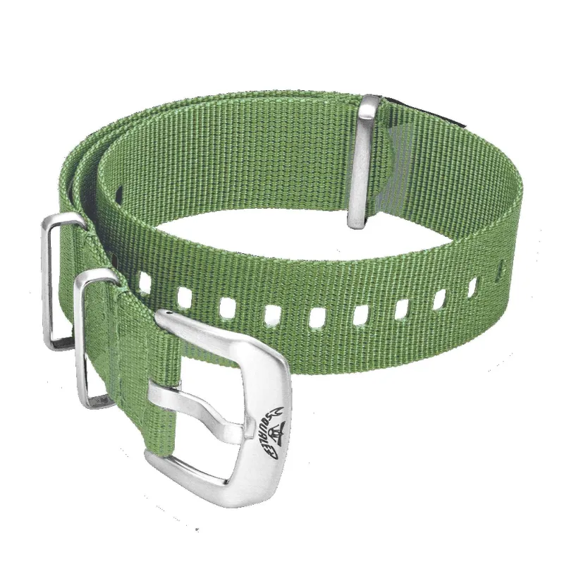 Squale CNAGRACC22 Green 22mm Strap sold by H.S. Johnson
