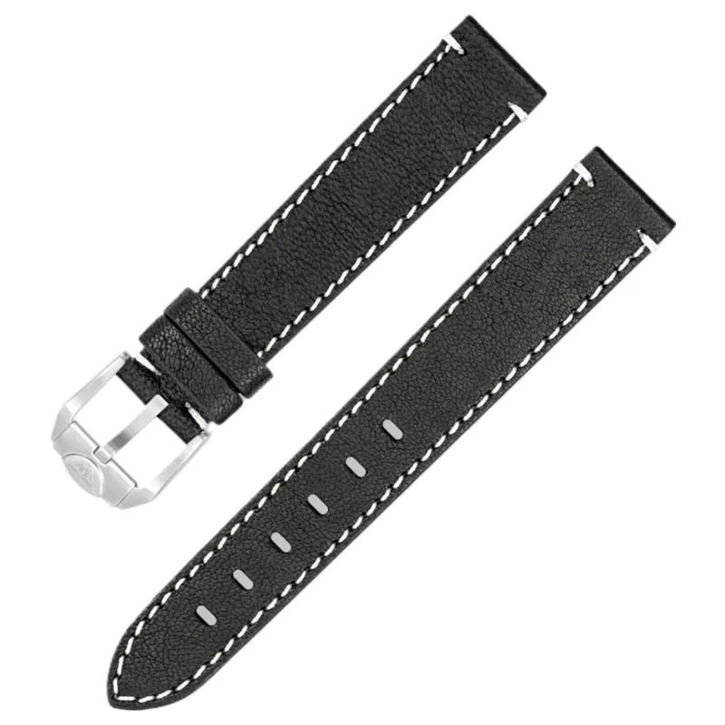 Squale CINLEBK18 Stitched 18mm Leather Strap sold by H.S. Johnson