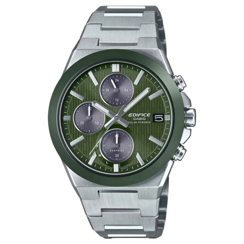 Edifice EFS-S650D-3AEF Solar Powered Chronograph Watch sold by H.S. Johnson