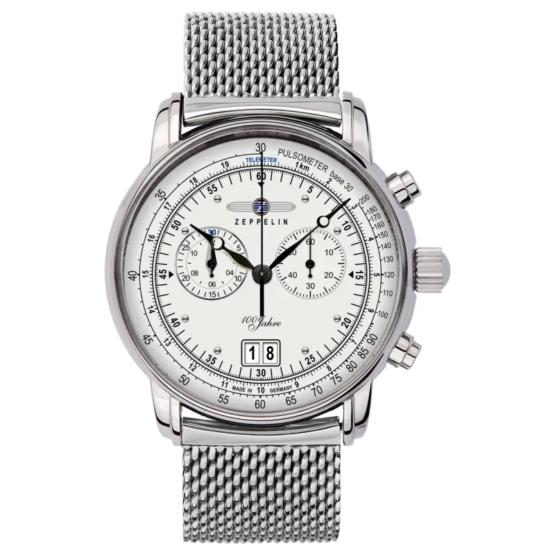 Zeppelin 7690M-1 100 Jahre Quartz Chronograph Watch sold by H.S. Johnson