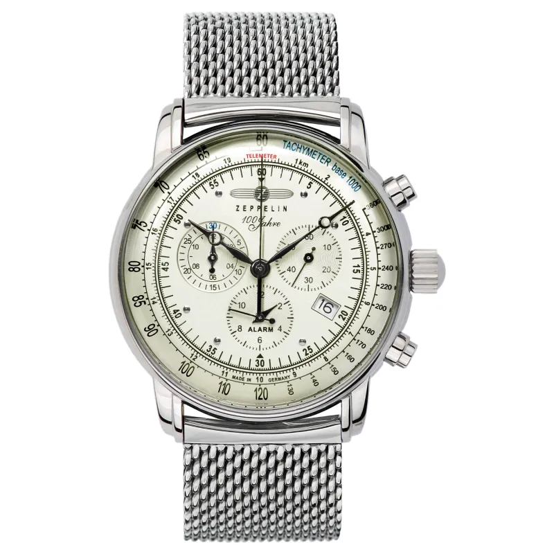 Zeppelin 8680M-3 100 Jahre Quartz Chronograph Watch sold by H.S. Johnson