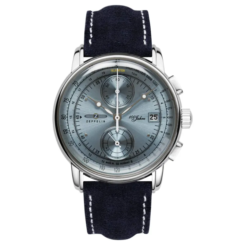 Zeppelin 8670-4 100 Jahre Quartz Chronograph Watch sold by H.S. Johnson