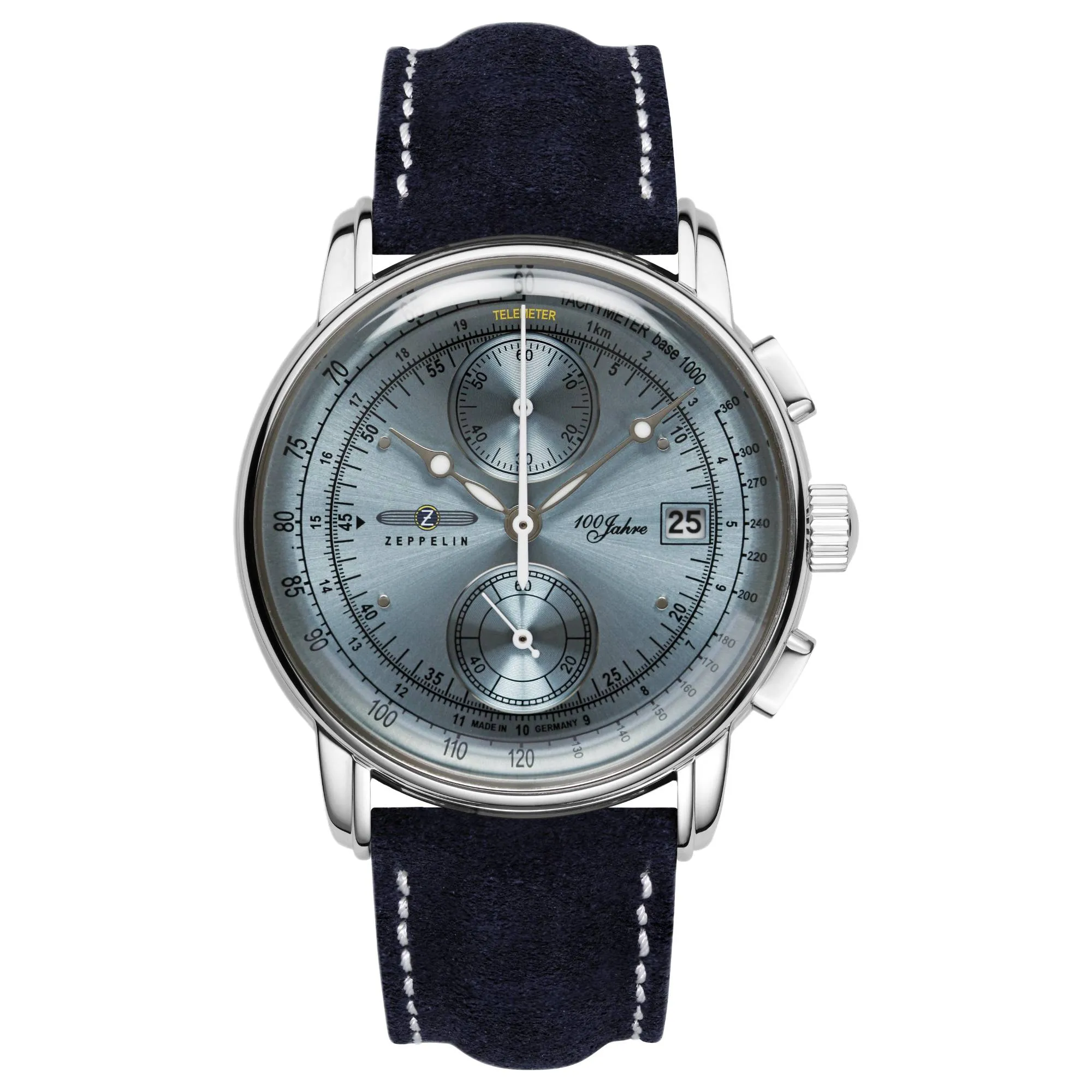 Zeppelin 8670-4 100 Jahre Quartz Chronograph Watch sold by H.S. Johnson