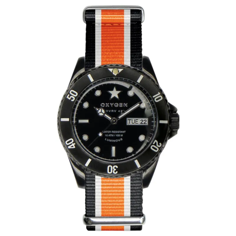 Oxygen EX-DV-CAT-42-NN-BLIVOR Black Cat 42 Watch sold by H.S. Johnson