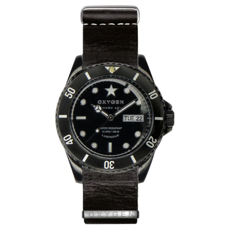 Oxygen EX-DV-CAT-42-NL-BL Black Cat 42 Watch made by H.S. Johnson