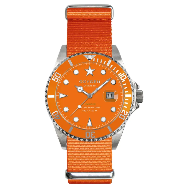 Oxygen EX-D-SEA-40-OR Sea Star Orange Wristwatch sold by H.S. Johnson
