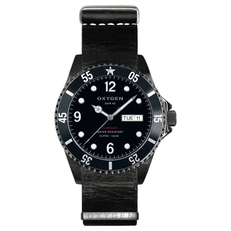 Oxygen EX-D-MBB-40-NL-BL Moby Dick Black Watch made by H.S. Johnson