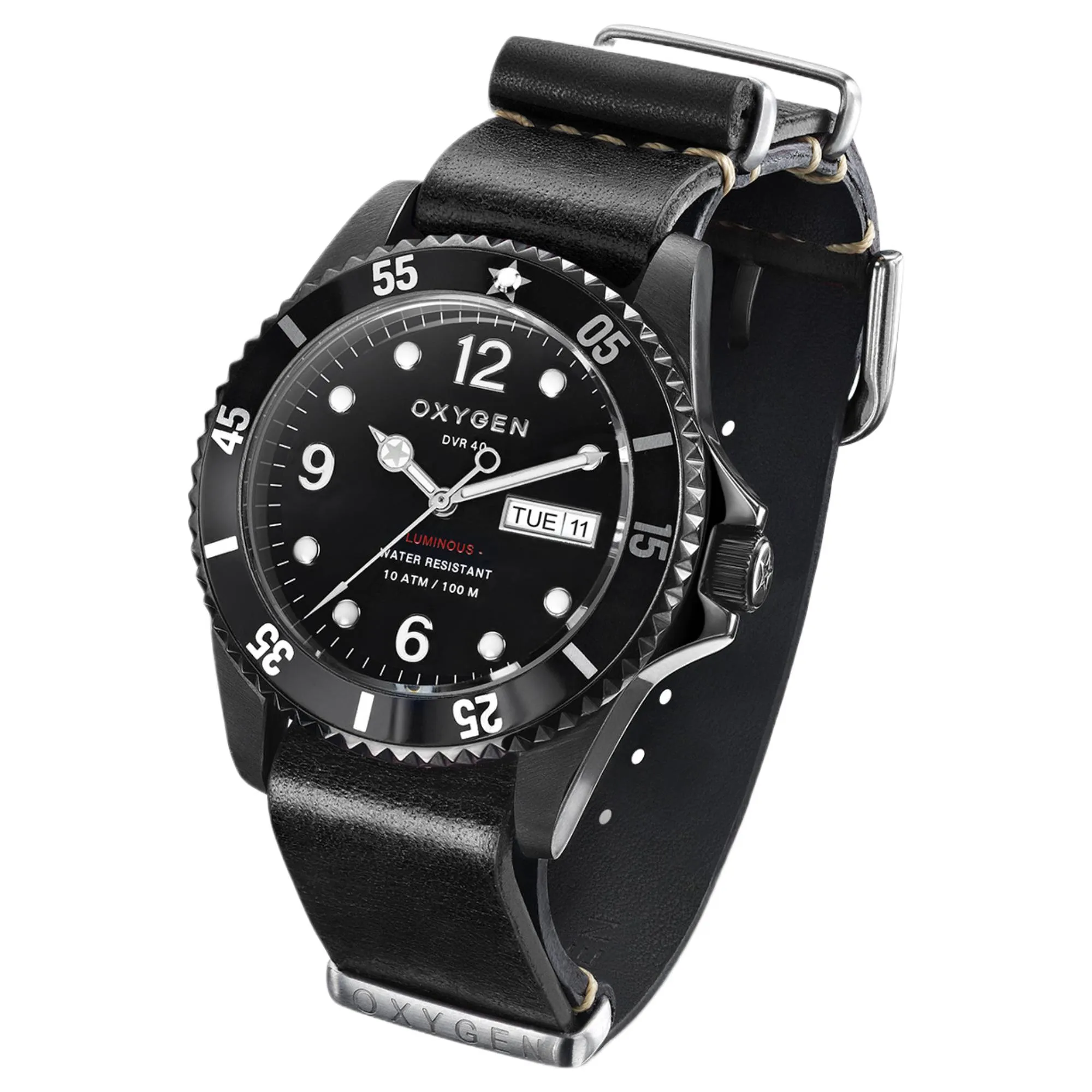 Oxygen EX-D-MBB-40-NL-BL Moby Dick Black Watch sold by H.S. Johnson product image thumbnail 2