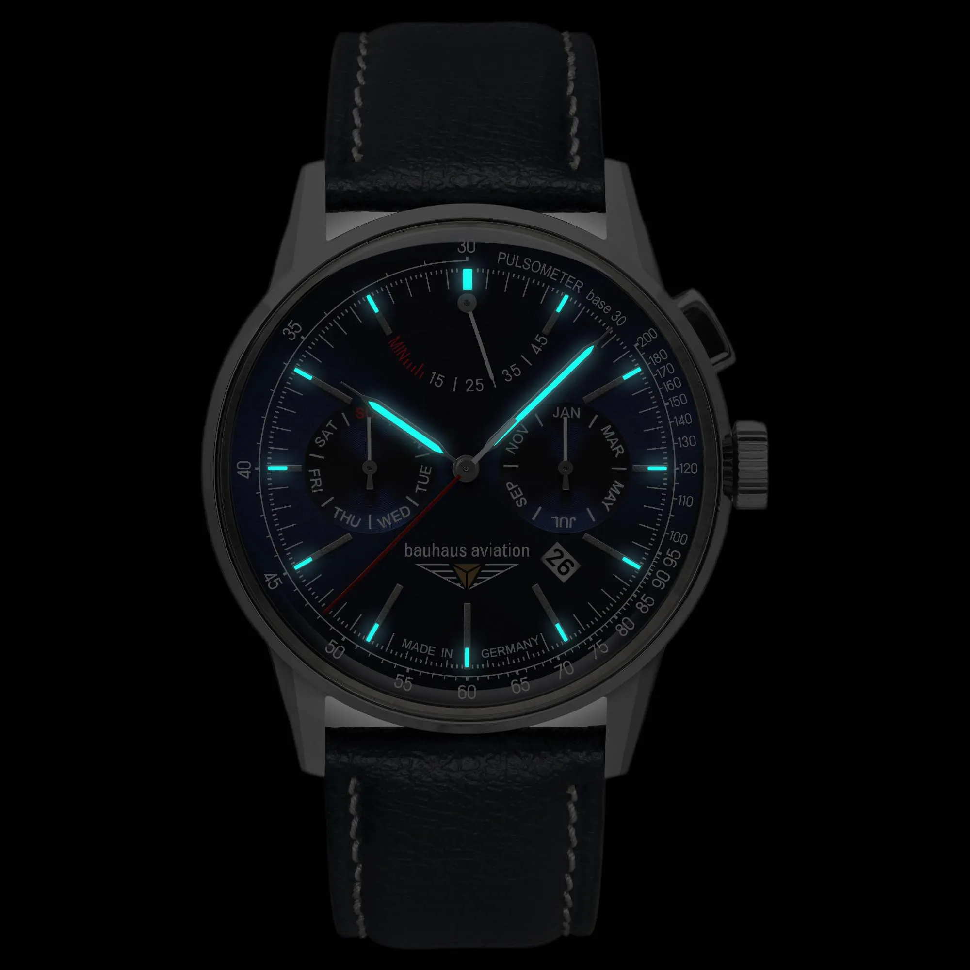 Bauhaus 23623 Men's G38 Automatic Wristwatch sold by H.S. Johnson product image thumbnail 2