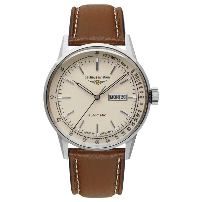 Bauhaus Aviation 23665 Men's Day Date Automatic Watch sold by H.S. Johnson