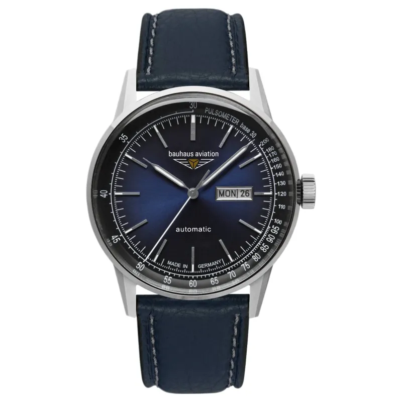 Bauhaus Aviation 23663 Men's Day Date Automatic Watch sold by H.S. Johnson