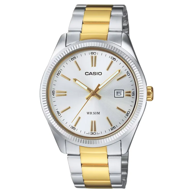 Casio MTP-1302PSG-7AVEF Classic Two Tone Watch sold by H.S. Johnson
