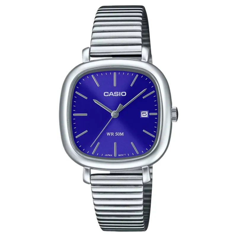 Casio LTP-B166D-2AVEF Ladies Quartz Watch, Blue Dial made by Casio