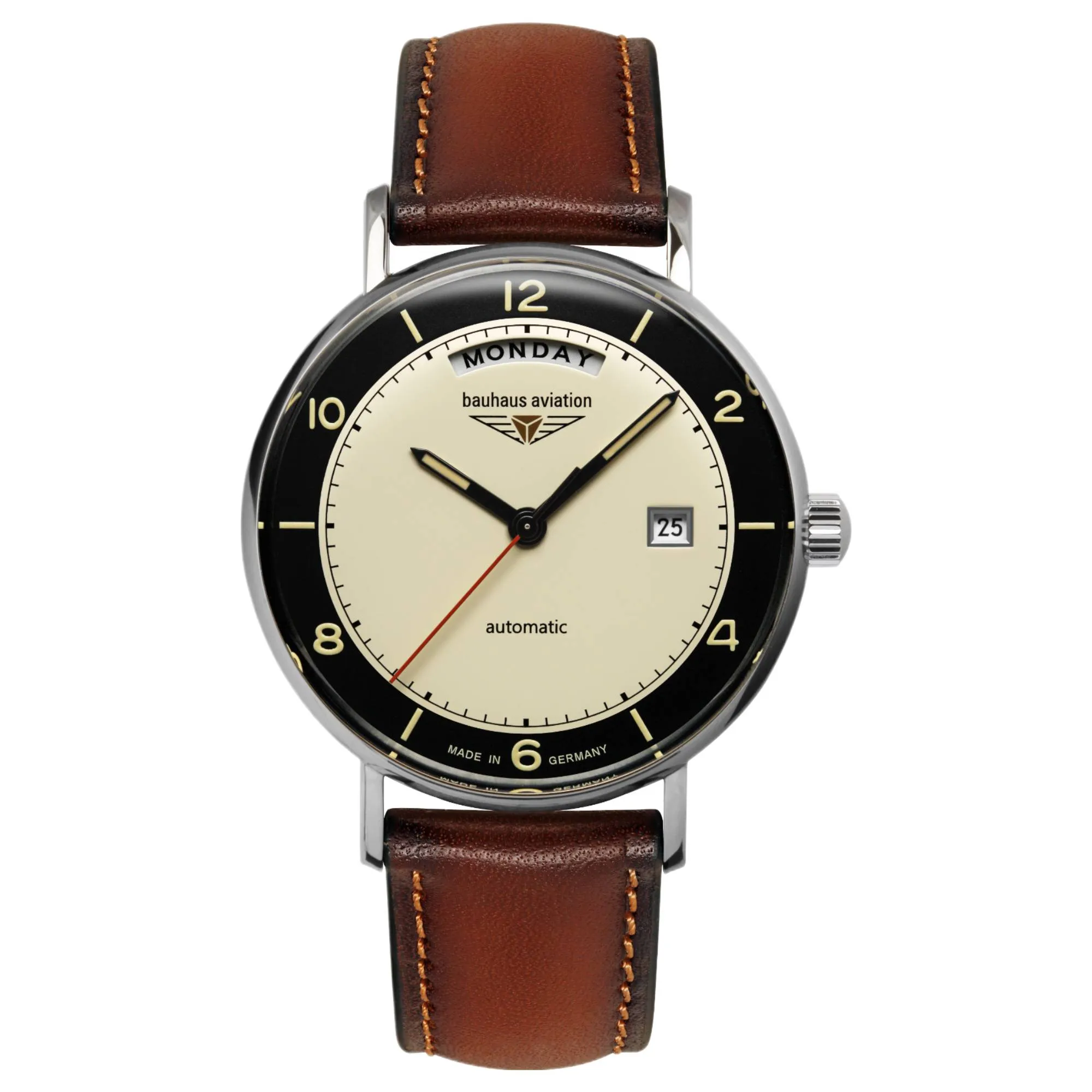 Bauhaus Aviation 24622 Men's Pilot Day Date Automatic Watch sold by H.S. Johnson