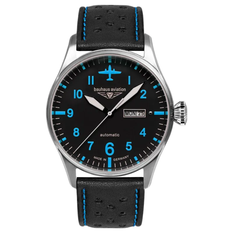 Bauhaus Aviation 27663 Tornado Day Date Automatic Watch sold by H.S. Johnson
