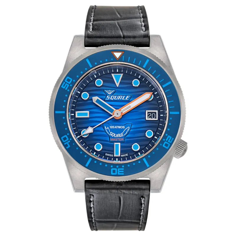 Squale MASTIBLBL.RAL Master Titanium Grand Bleu Watch made by H.S. Johnson