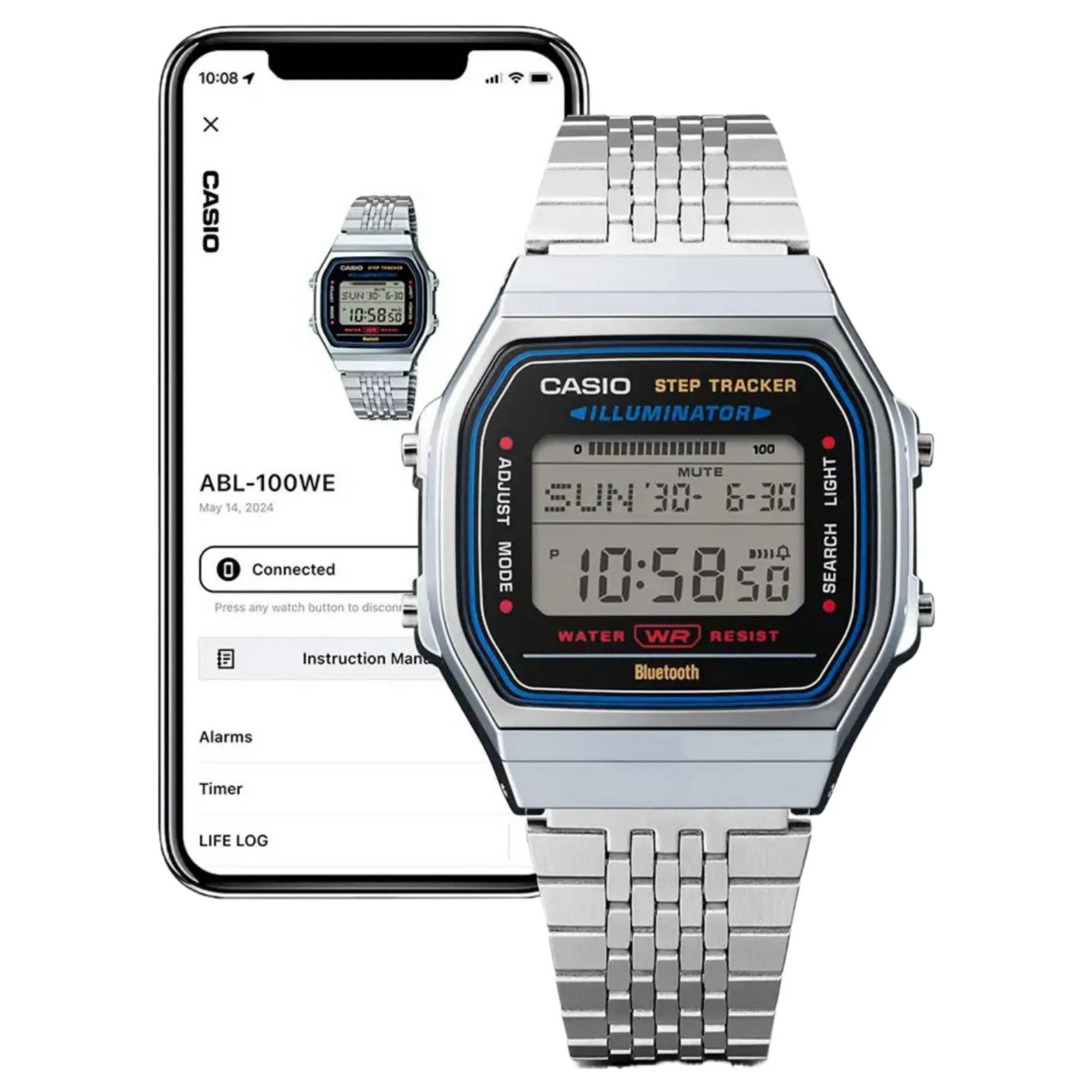 Casio ABL-100WE-1AEF Vintage Classic Digital Watch sold by H.S. Johnson product image thumbnail 2